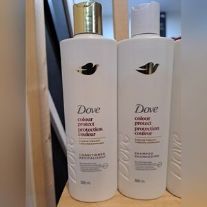 New Dove Damage Therapy Color Protect Shampoo and Conditioner Set. 355ml X 2